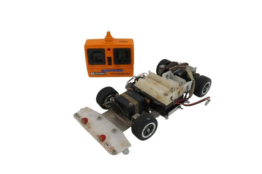 Vintage rc auto 1/12 rc auto, Verzenden, Gebruikt, Overige schalen, Auto offroad