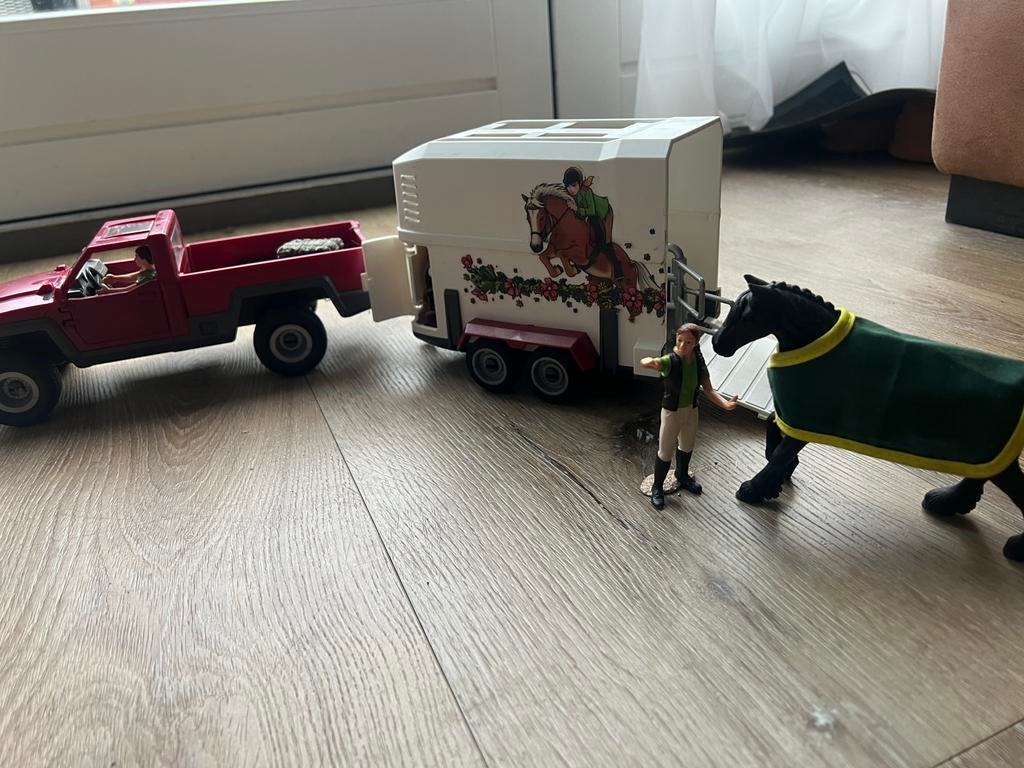 Schleich trailer 2017, Ophalen of Verzenden, Zo goed als nieuw