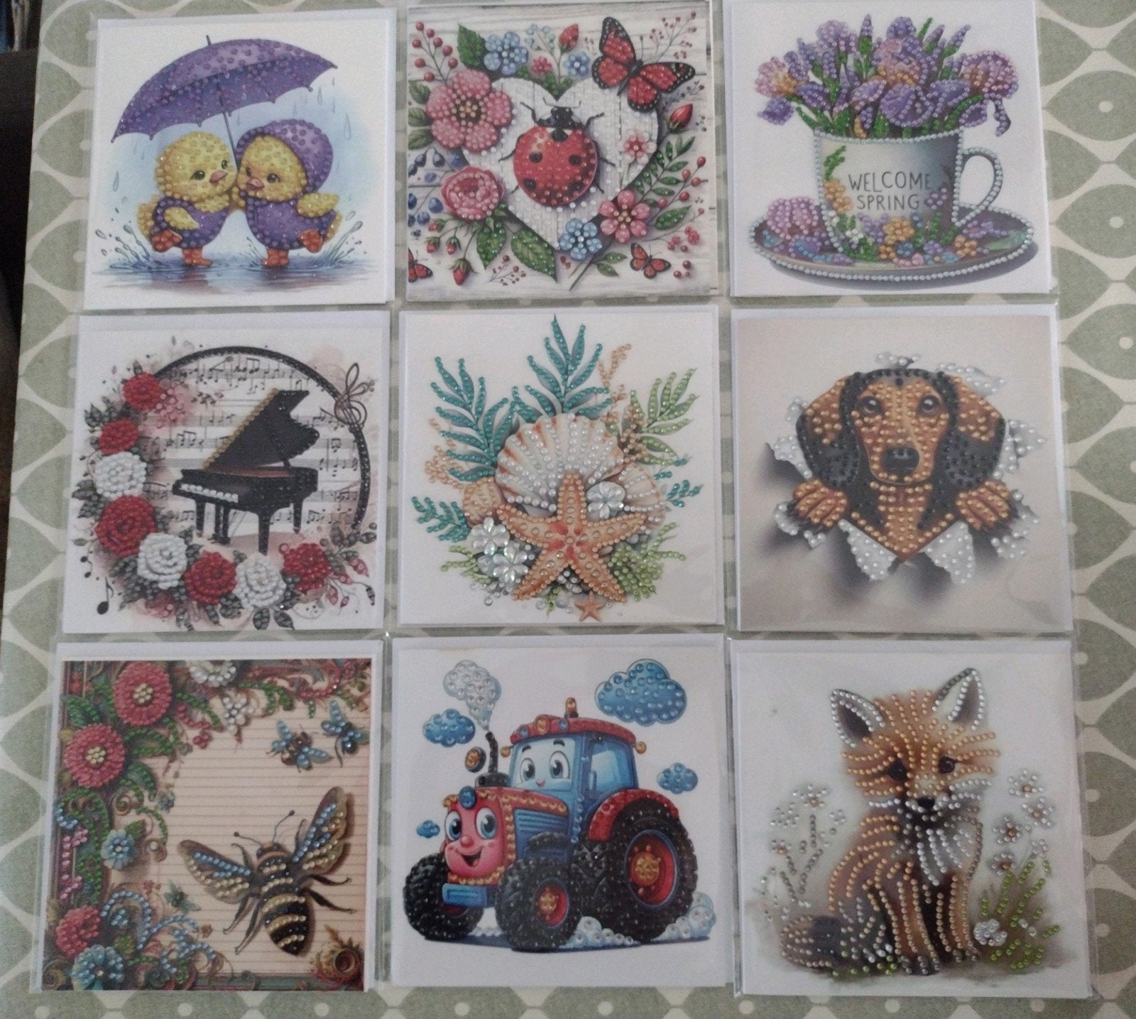 AKTIE Pakket van 30 dubbele kaarten met envelop (handmade), Nieuw, Ophalen of Verzenden, Overige thema's, Nvt