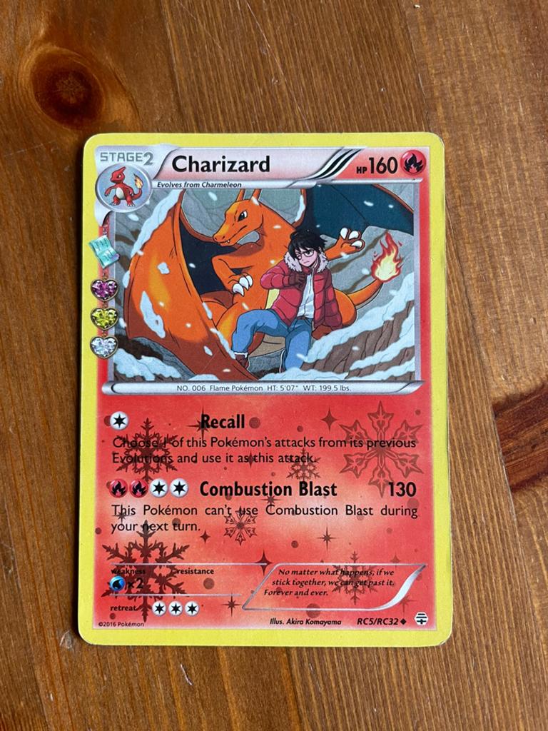 Charizard Holo RC5/RC32 Generations - LP, Ophalen of Verzenden, Zo goed als nieuw, Losse kaart, Foil