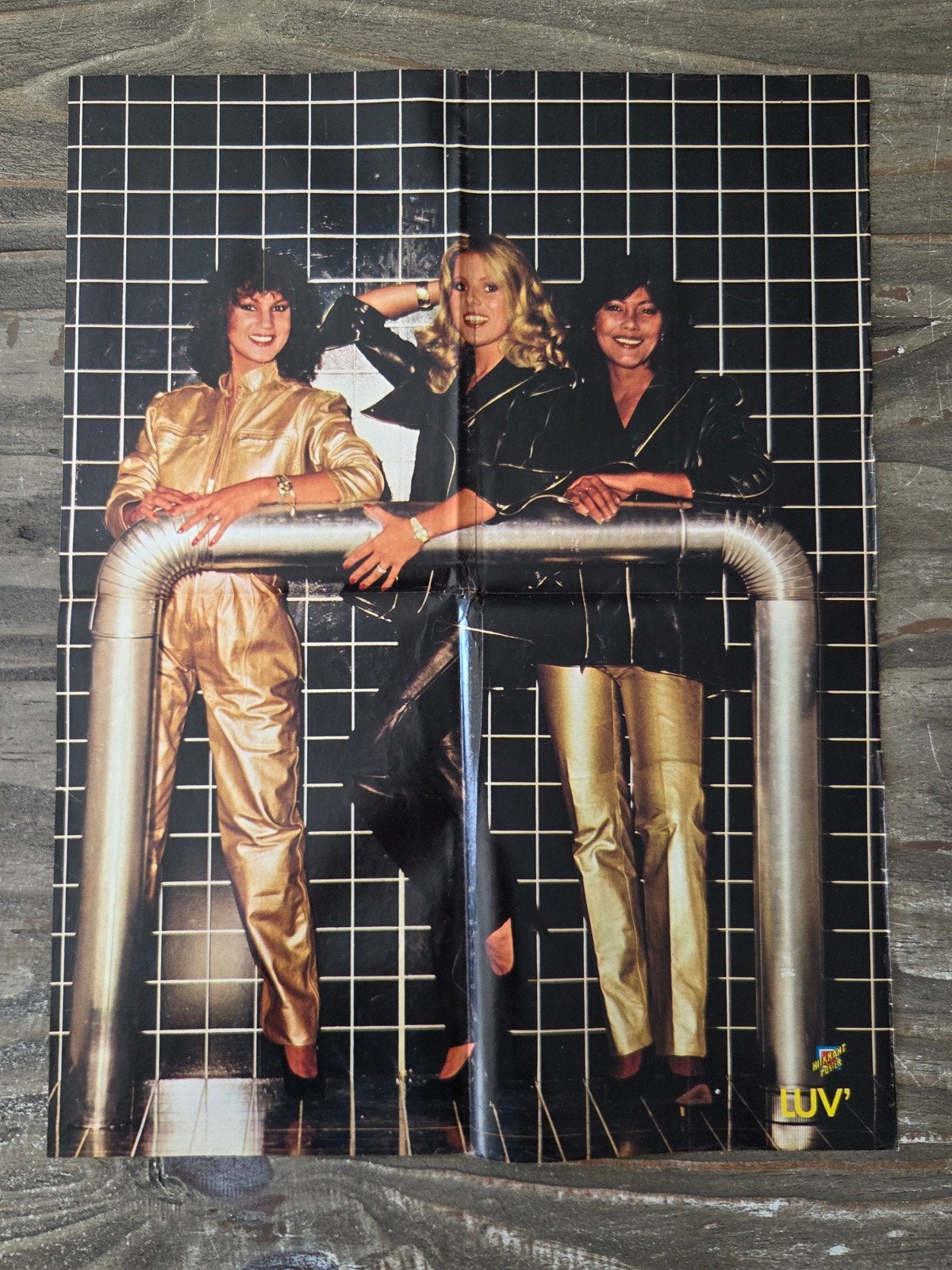 Vintage Luv' Poster - Jaren '80, Verzamelen, Rechthoekig Staand, Ophalen of Verzenden, Zo goed als nieuw, A1 t/m A3