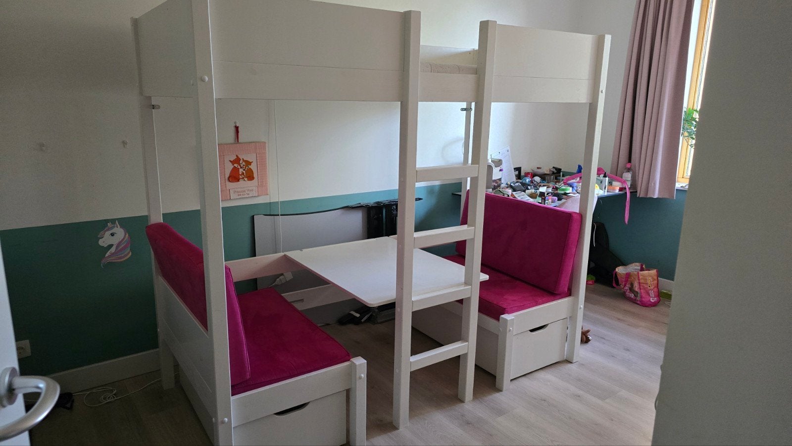 hoogslaper Charlie (nous kids/wehkamp), Gebruikt, Eenpersoons, Ophalen of Verzenden, 200 cm