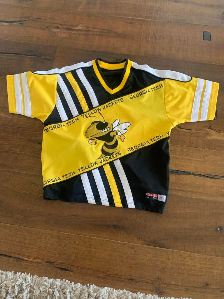Vintage IJshockey shirt Georgia Tech Yellow Jackets - Maat 1, Sport en Fitness, IJshockey, Ophalen of Verzenden, Gebruikt, Kleding