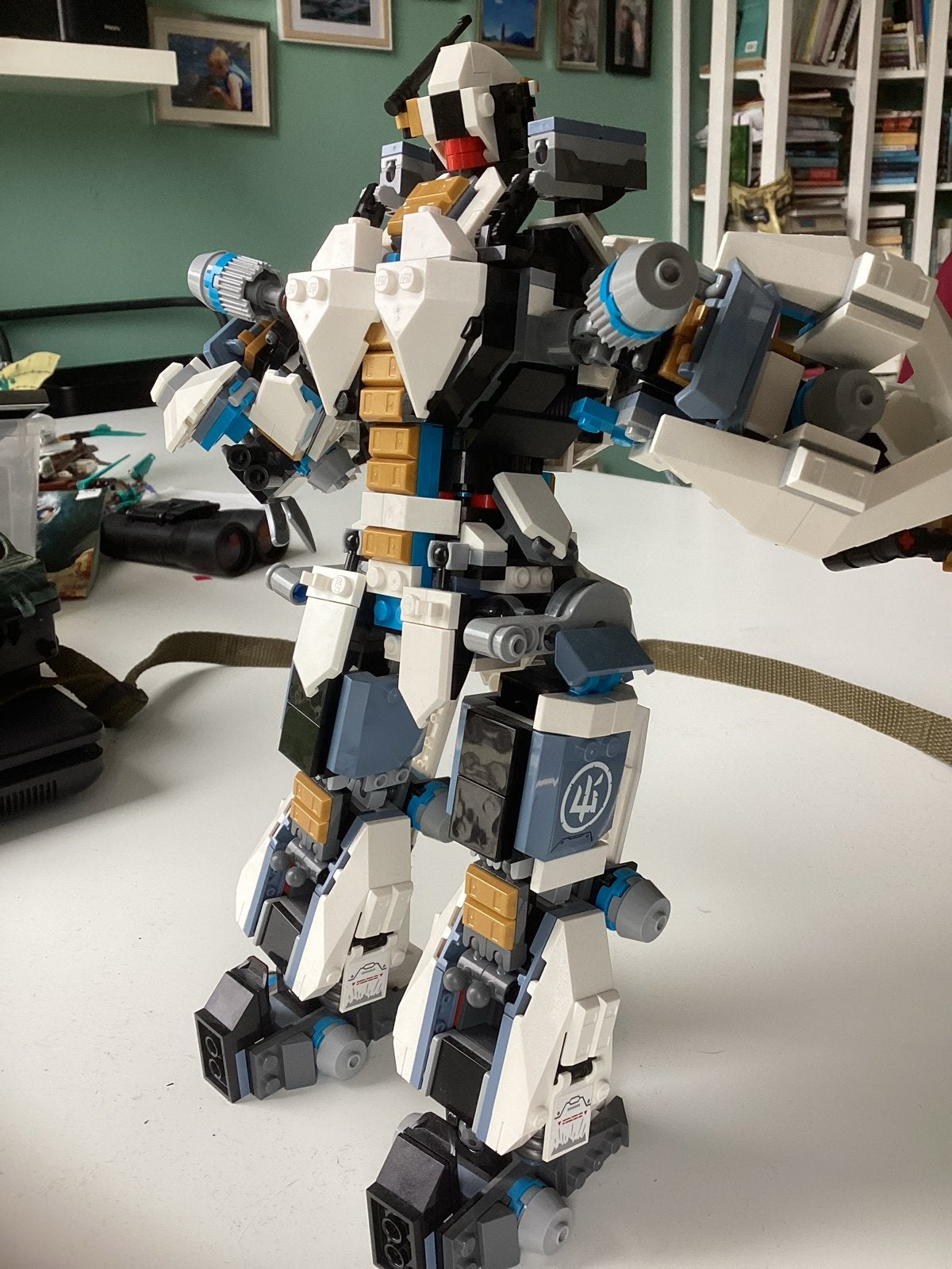 LEGO Ninjago Legacy 71738 Zane's Titaan Mech, Ophalen of Verzenden, Zo goed als nieuw, Overige merken
