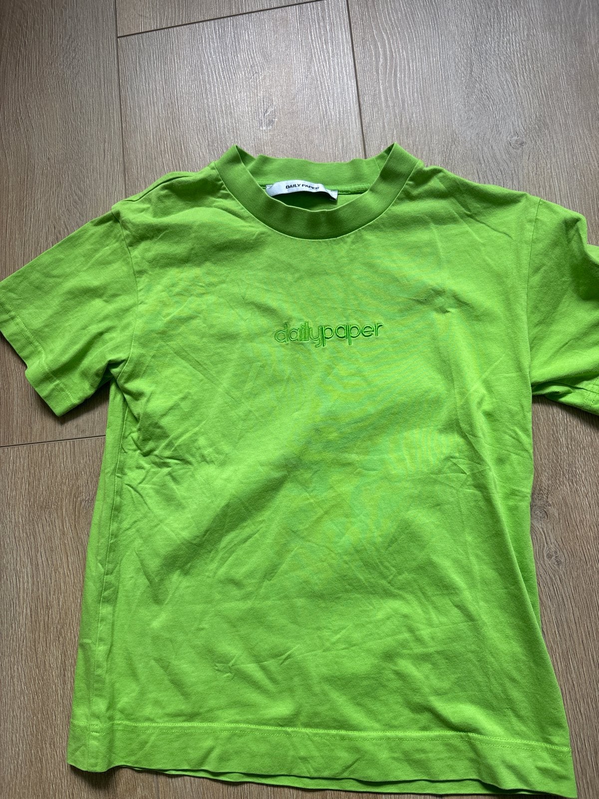 Daily Paper T-shirt Groen Maat S, Ophalen of Verzenden, Zo goed als nieuw, Korte mouw, Maat 36 (S)