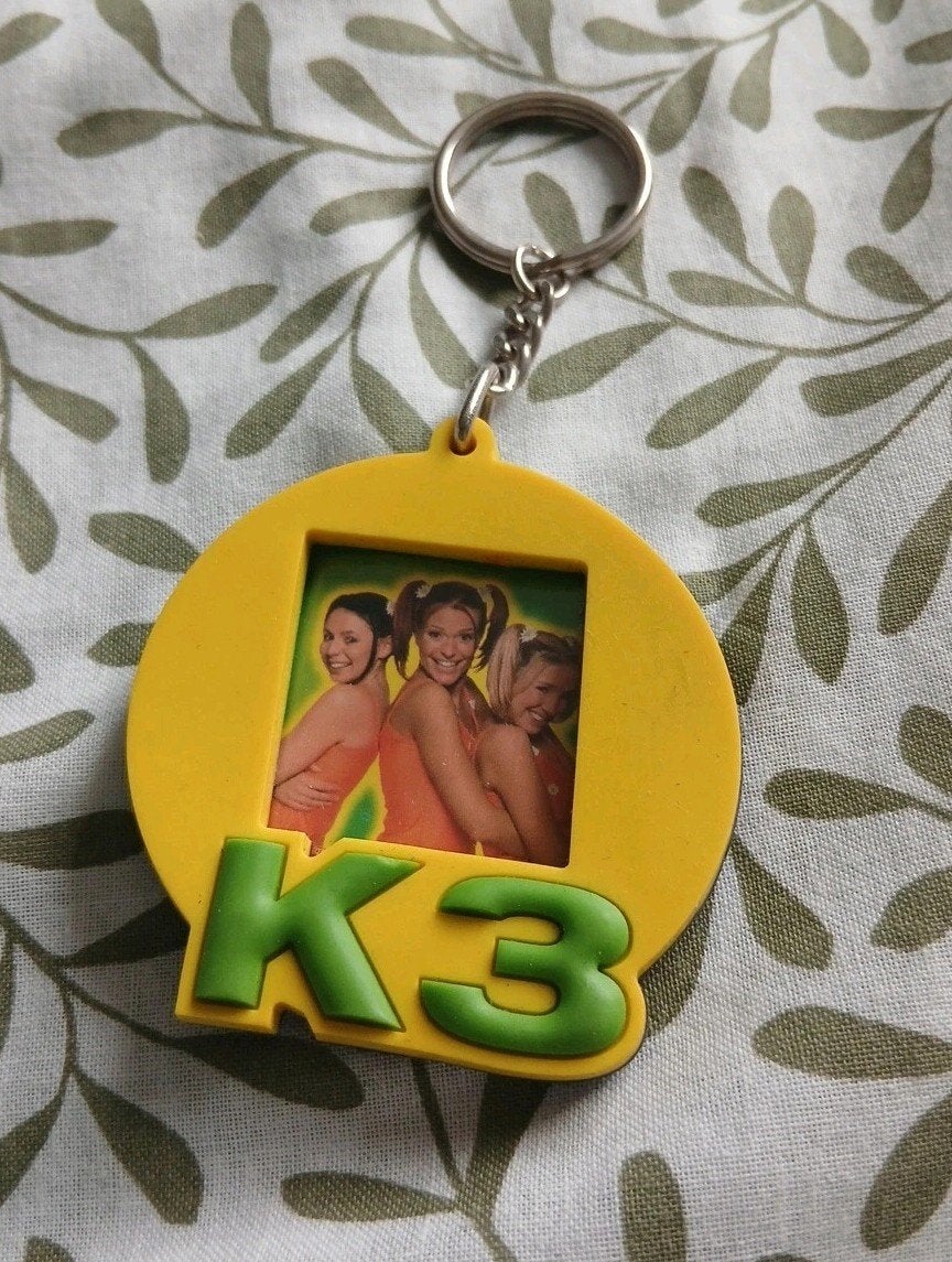 K3 sleutelhanger met originele K3-leden, Ophalen of Verzenden, Zo goed als nieuw, Merk