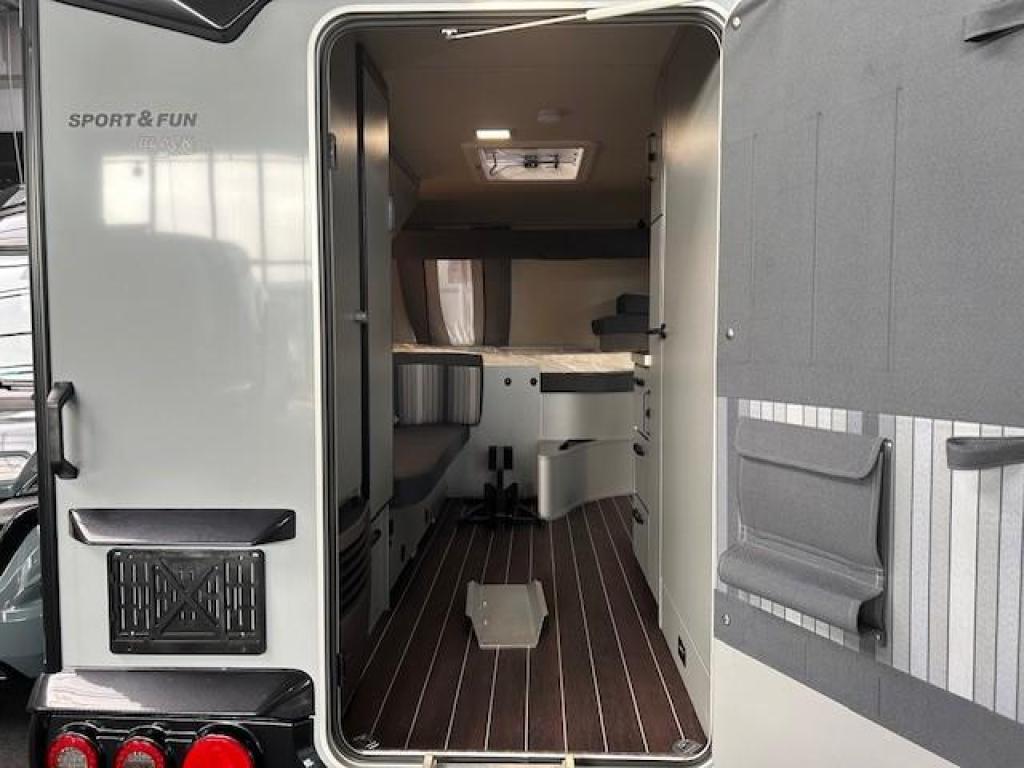 Knaus Sport & Fun Black Edition 480 QL 2025, Caravans en Kamperen, Caravans, Schokbreker, Bedrijf, Tot en met 3, 4 tot 5 meter