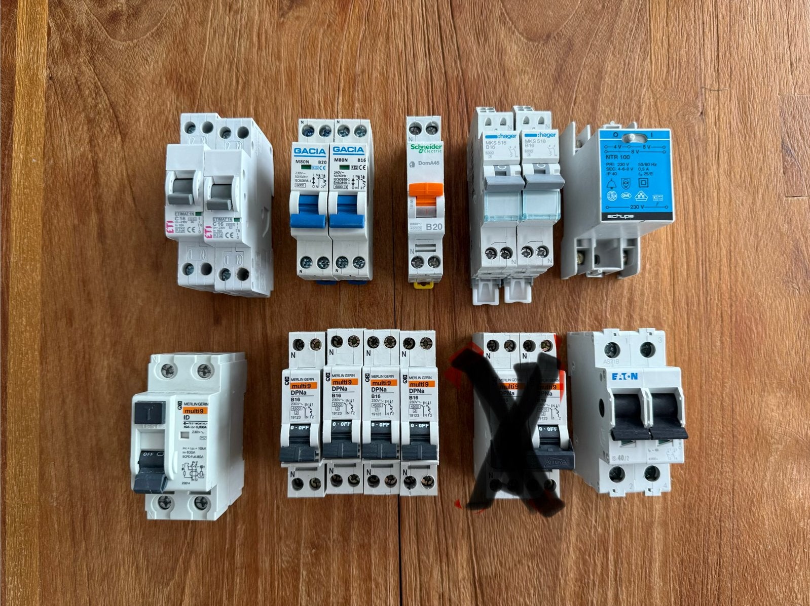 Merlin Gerin, Gacia, Eaton, Eti, Schneider elec, Hager, Ophalen of Verzenden, Overige typen