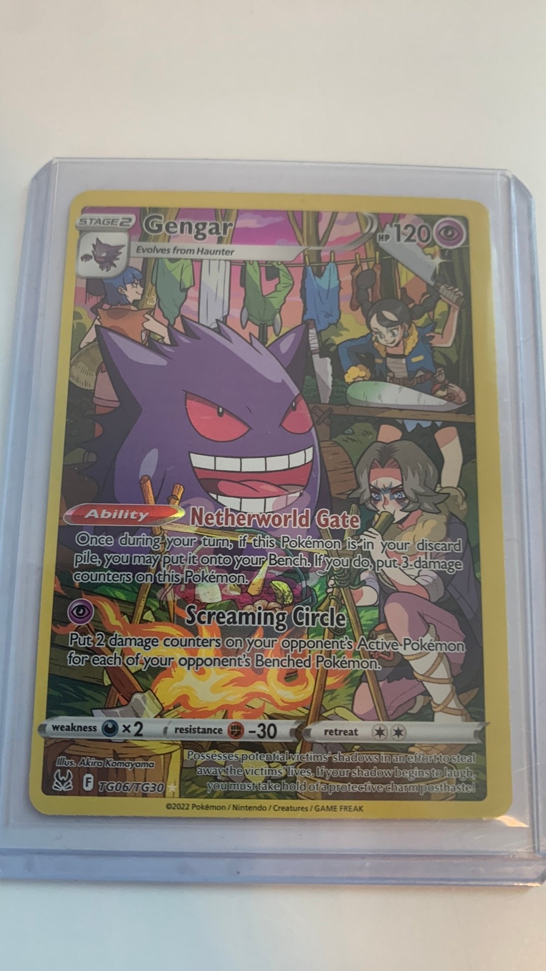 Gengar tg06 kaart uit 2022, Ophalen of Verzenden, Nieuw, Losse kaart