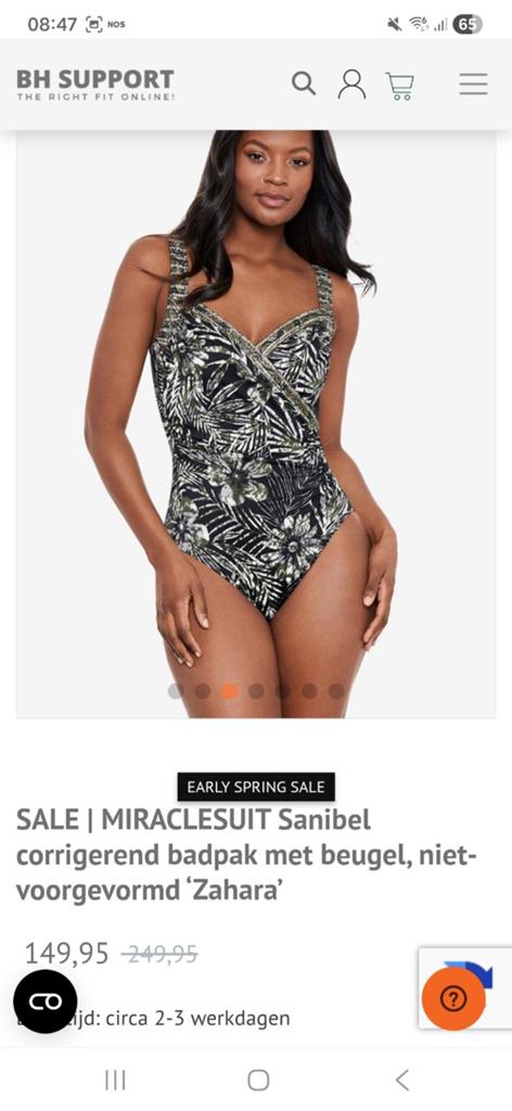 Prachtig badpak van miraclesuit, Ophalen of Verzenden, Zo goed als nieuw, Badpak