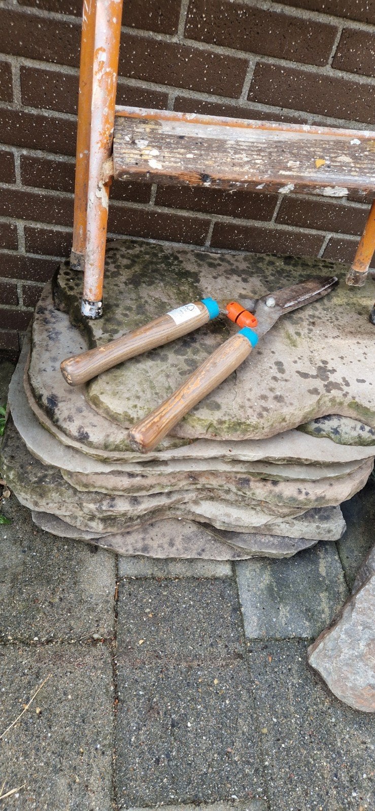 Leistenen stapstenen 11 stuks, Ophalen, Gebruikt, Overige typen