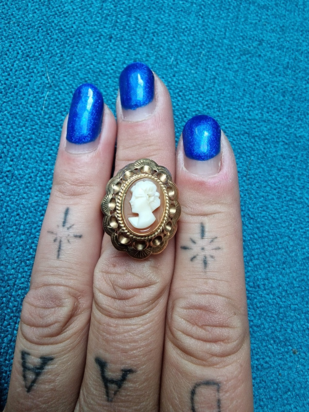Vintage Gouden Ringen 585 met Diverse Edelstenen, Sieraden, Tassen en Uiterlijk, Ringen, Ophalen of Verzenden, Zo goed als nieuw