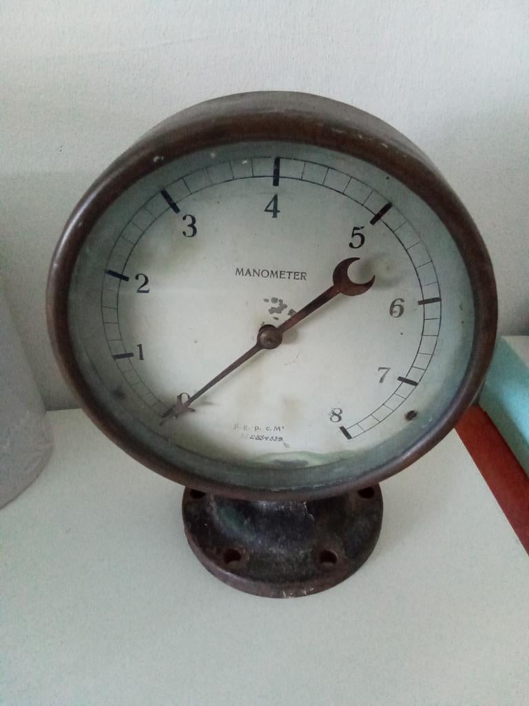 Manometer, Antiek en Kunst, Ophalen of Verzenden