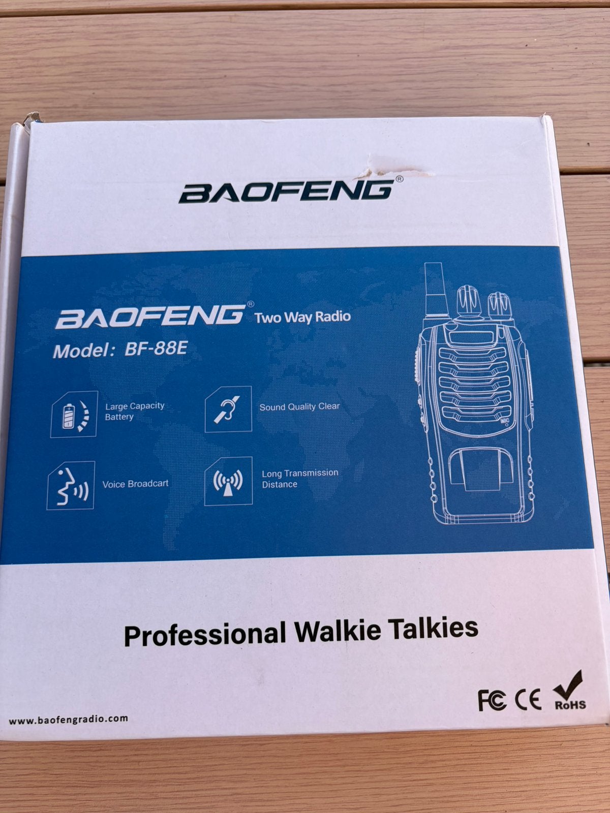 Professional walkie talkies, Watersport en Boten, Ophalen of Verzenden, Zo goed als nieuw