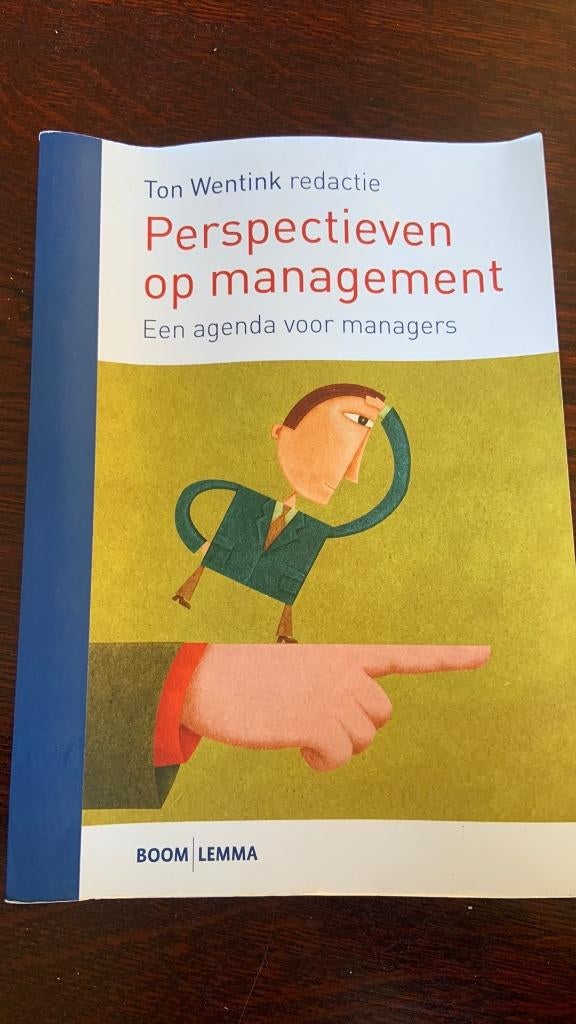 Perspectieven op management - Ton Wentink, Ophalen of Verzenden, Beta, Zo goed als nieuw, HBO