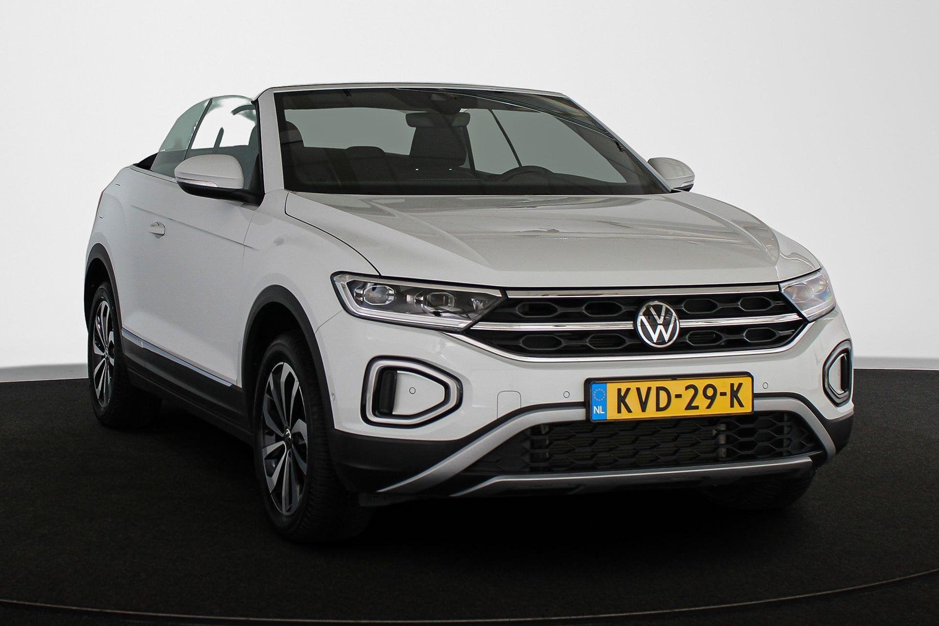 Volkswagen T-Roc Cabrio 1.0 TSI Style Stoel-Stuurverwarming, Voorwielaandrijving, Stof, Gebruikt, Cabriolet