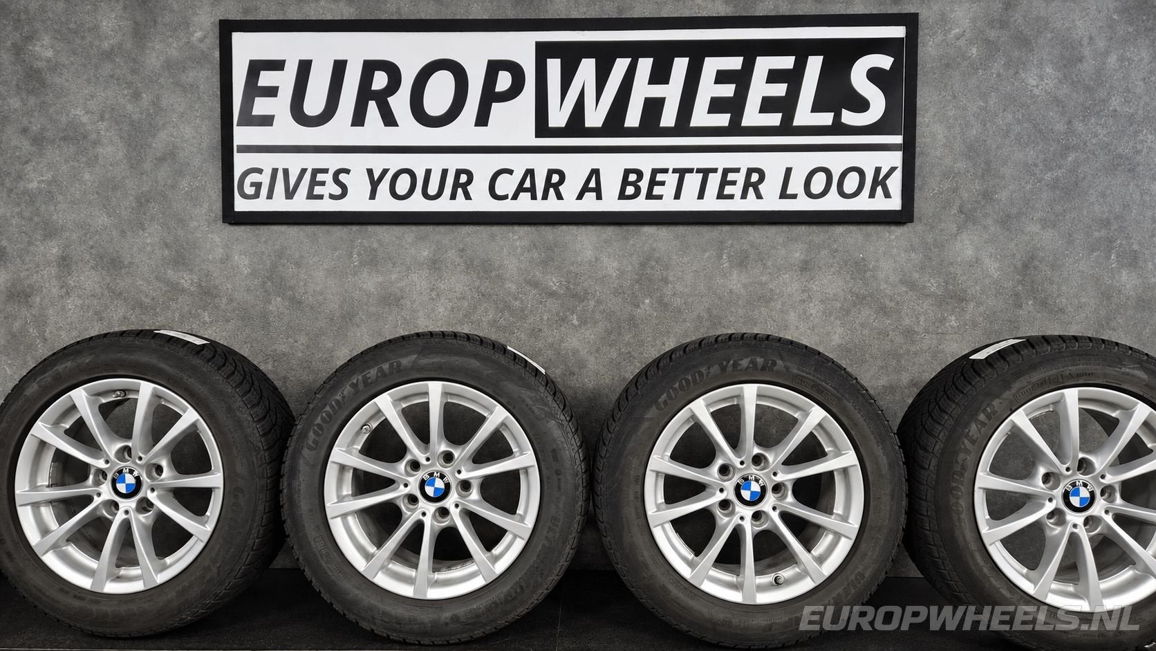 16 inch BMW F30 F31 F36 418d velgen winterbanden 390, Gebruikt, -, Banden en Velgen, -