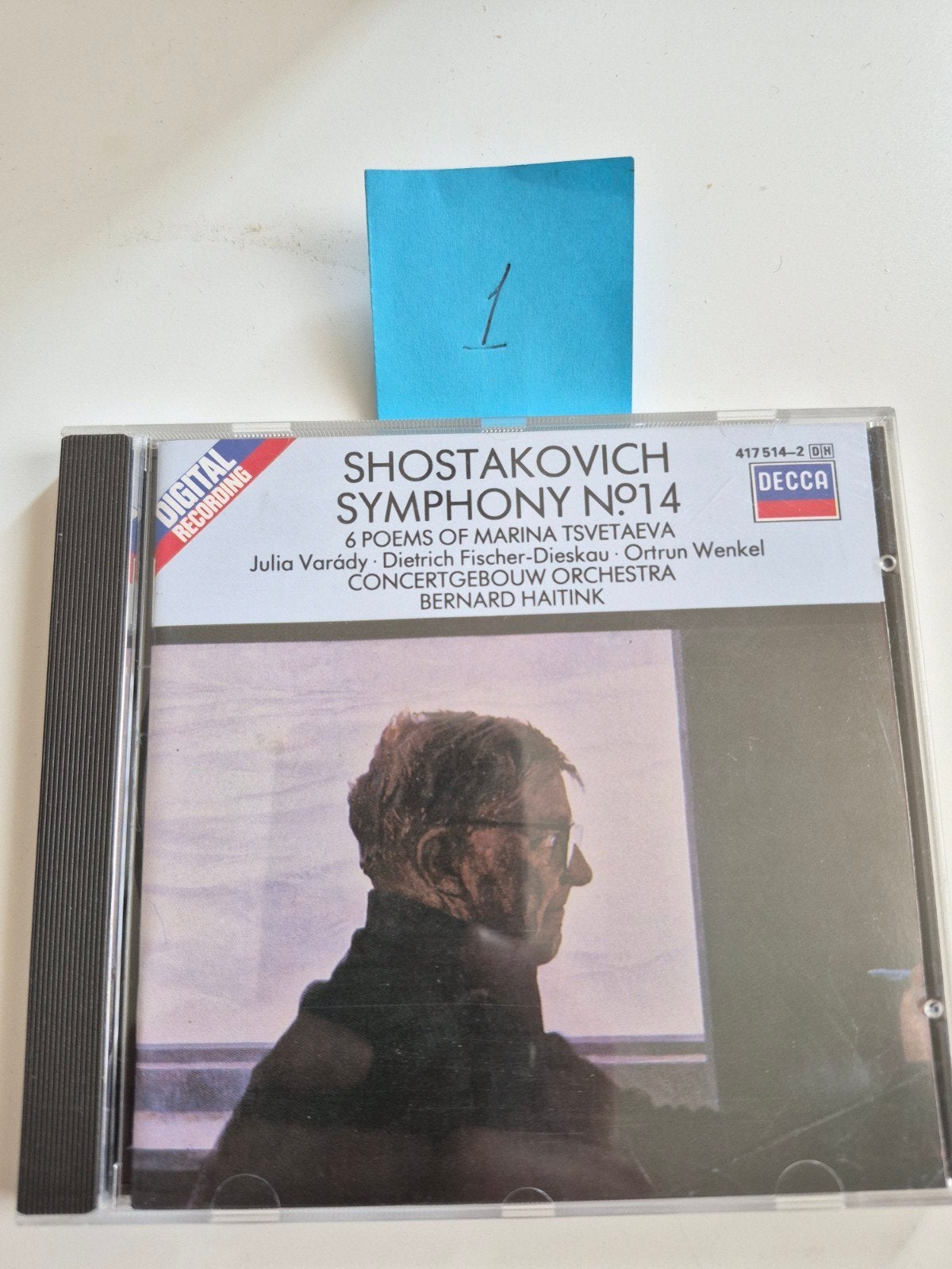 Shostakovich: Symfonie 14, 6 Gedichten van Marina Tsvetaeva, Gebruikt, Symfonie, Overige componisten, Ophalen of Verzenden