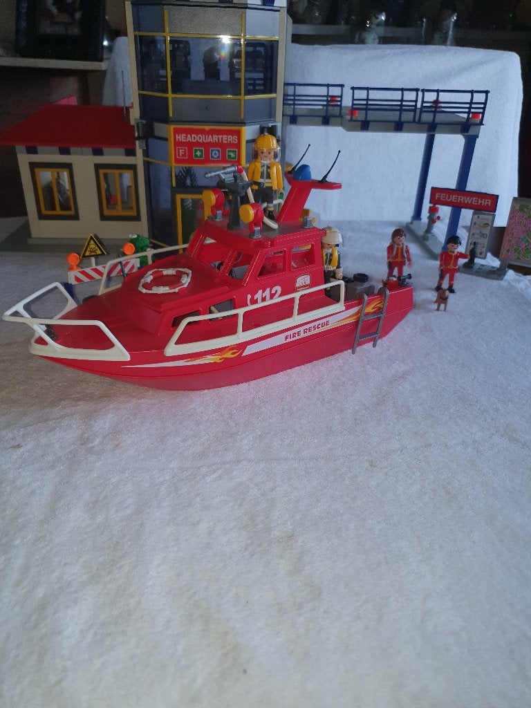Playmobil brandweer, Ophalen, Zo goed als nieuw, Complete set