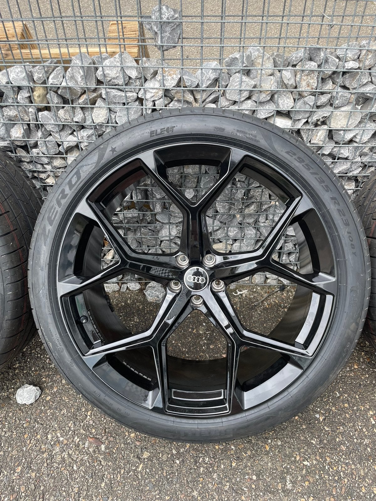 23 inch Audi Q8 SQ8 velgen 5x112 + Pirell zomerbanden, Banden en Velgen, Nieuw, Overige maten, Ophalen of Verzenden