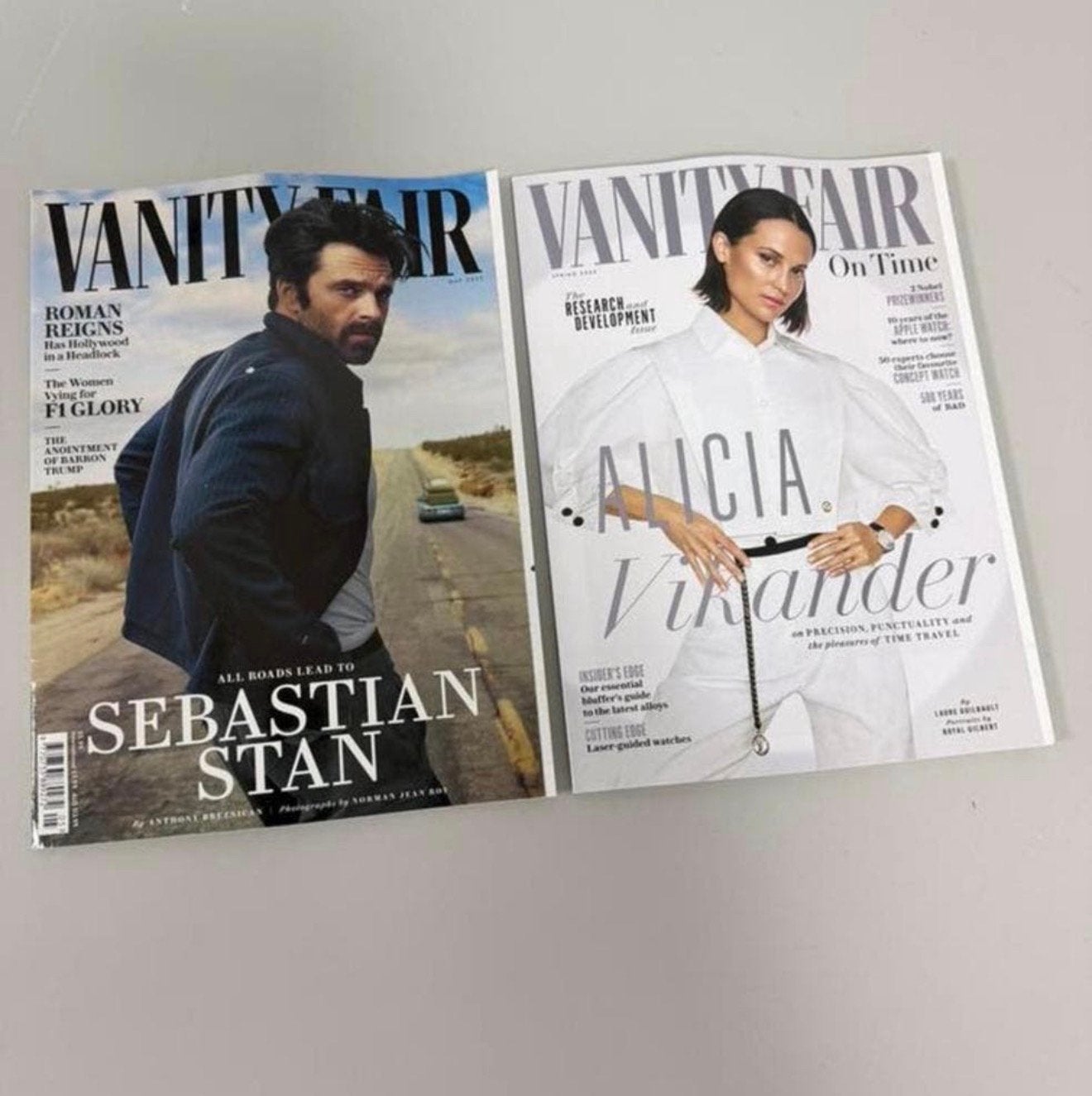 Vanity Fair 2025 Sebastian Stan Alicia Vikander tijdschrift, Ophalen of Verzenden, Nieuw