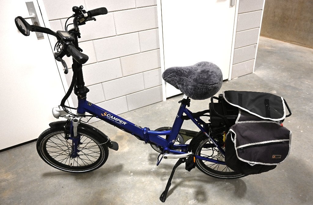 opvouwbare elektrische fiets, Fietsen en Brommers, Ophalen, Gebruikt, Overige merken