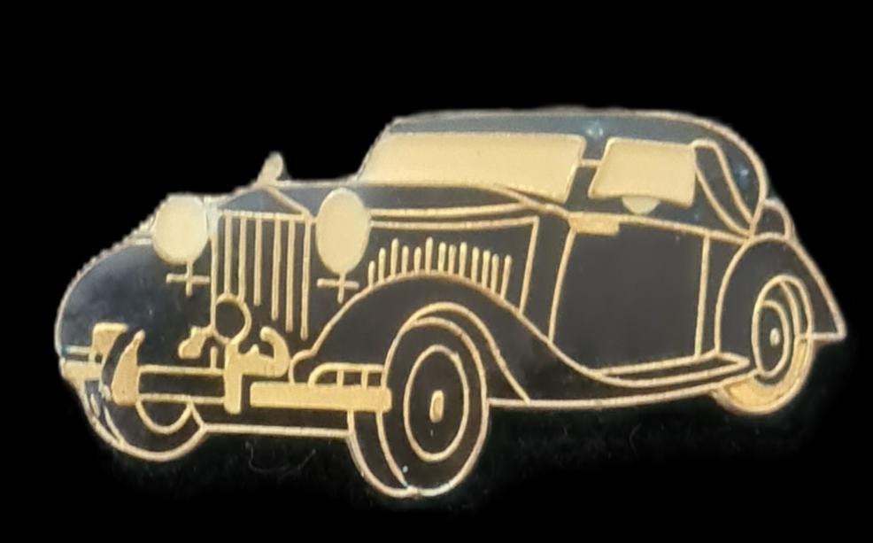 Rolls Royce afbeelding pin -zwart epoxy, Verzenden, Nieuw, Transport, Speldje of Pin
