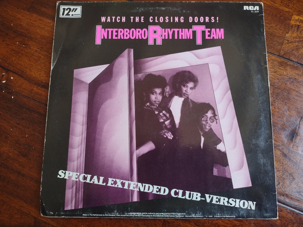 Maxi single - Interboro Rhythm Team- Watch the closing door, Cd's en Dvd's, Vinyl Singles, Ophalen of Verzenden, Zo goed als nieuw