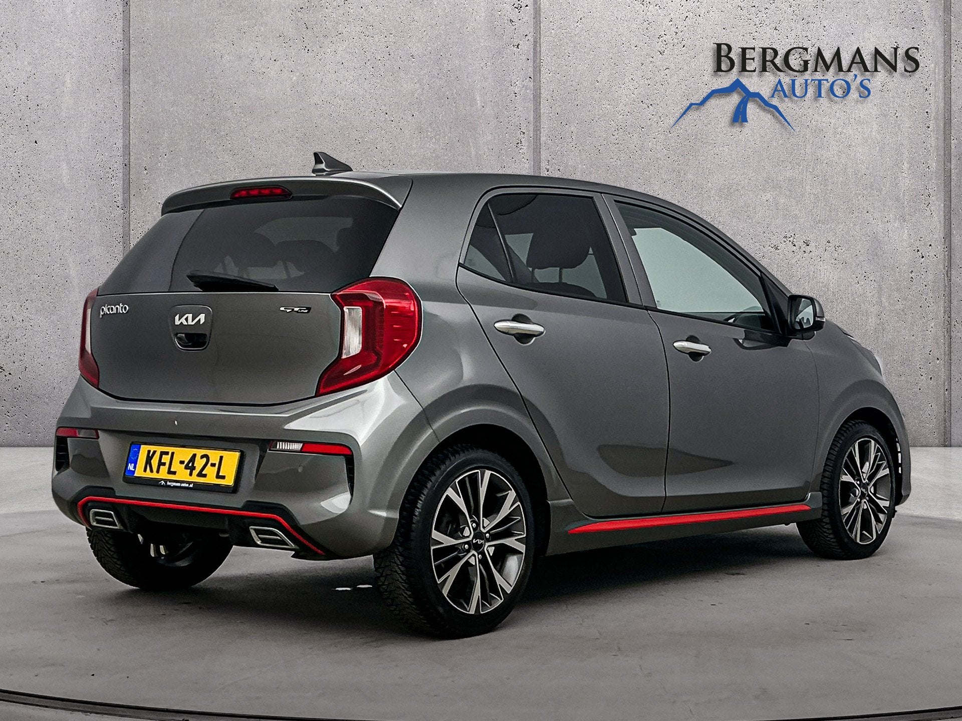 Kia Picanto - 1.0 DPi GT-Line // LEDER // APPLE CARPLAY // C, Auto's, Voorwielaandrijving, Gebruikt, Leder, Bedrijf