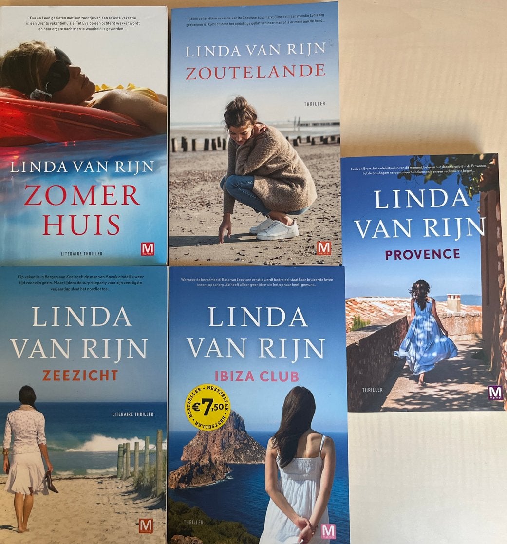5 x Linda van Rijn, nieuw, ibiza club, provence, zoutelande, Boeken, Ophalen of Verzenden, Nieuw, Nederland