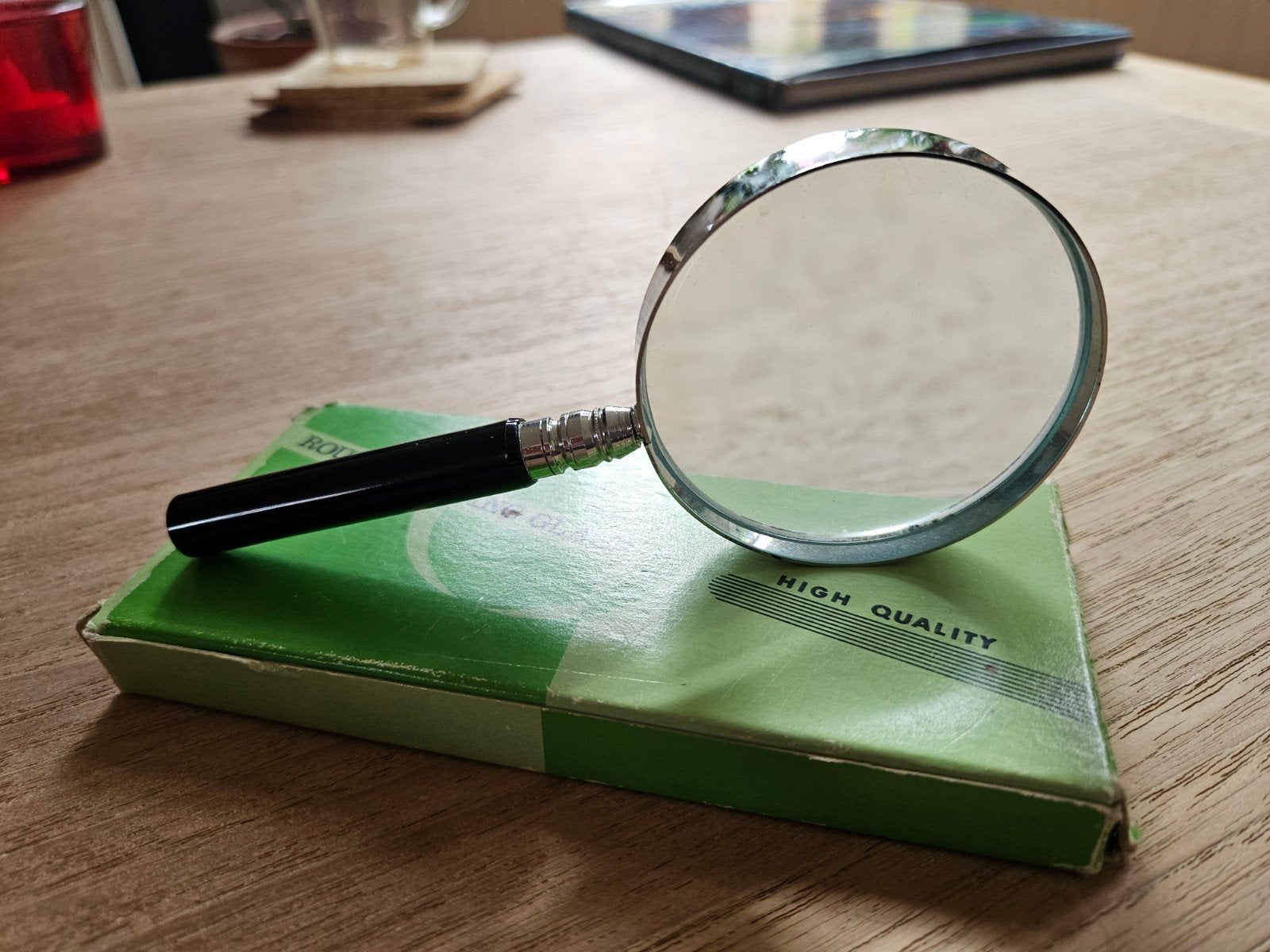 Stevige Loep om te lezen, diameter 64 mm, Hobby en Vrije tijd, Ophalen of Verzenden, Zo goed als nieuw, Vergrootglas of Loep