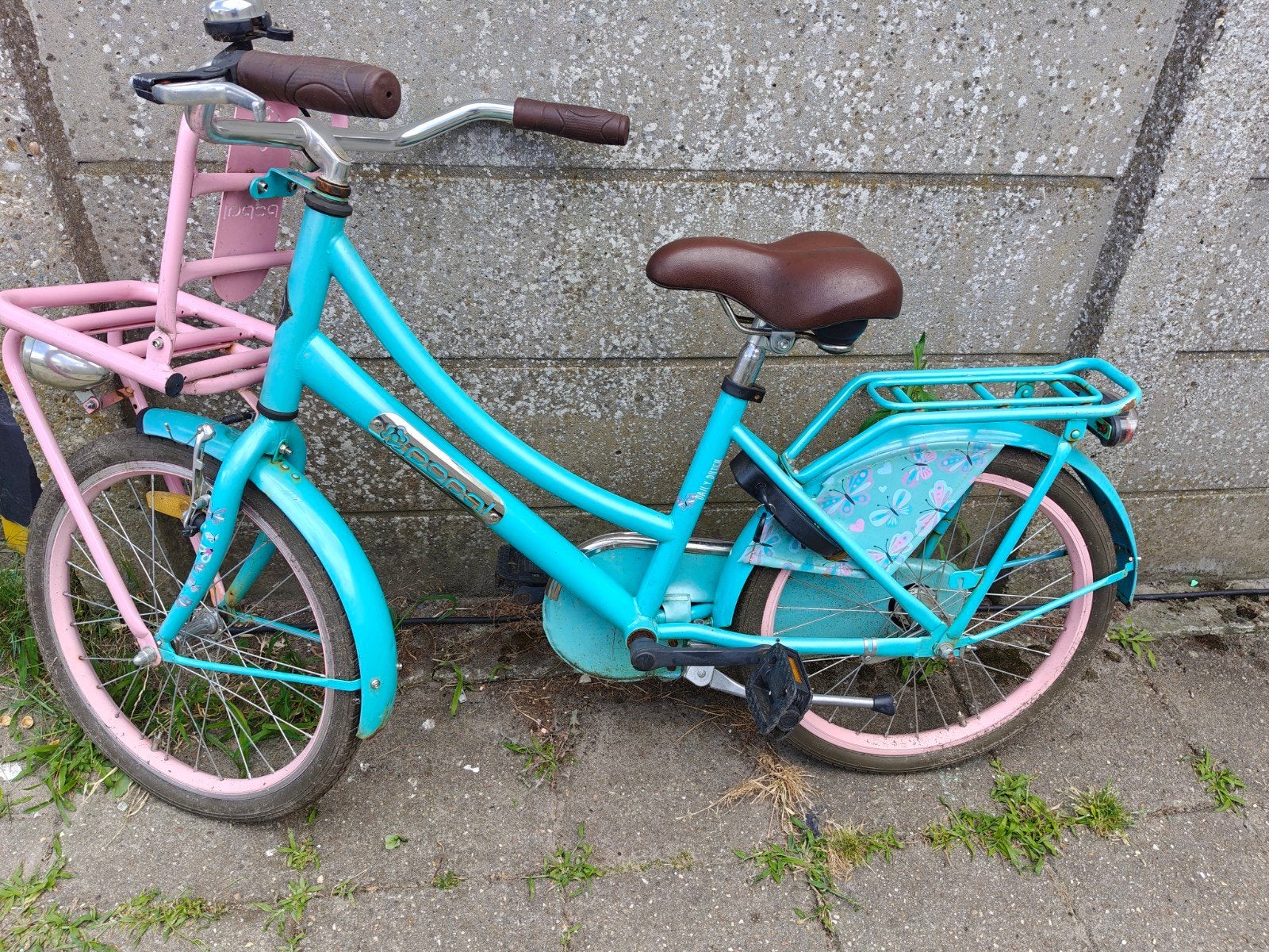 Popal Daily Dutch Basic 20 inch meisjesfiets, Fietsen en Brommers, Ophalen, Terugtraprem, Gebruikt, Handrem