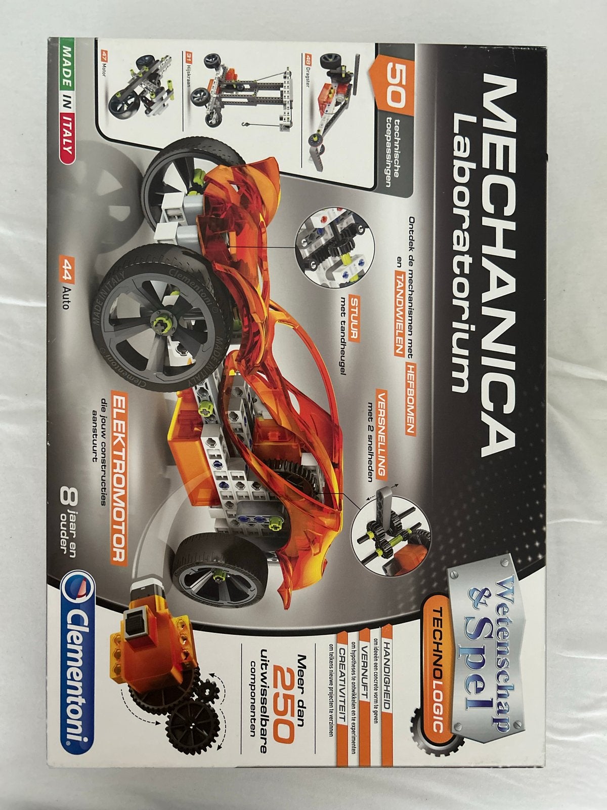 Clementoni Mechanica Laboratorium - Elektrische Auto, Ophalen, Zo goed als nieuw, Overige merken