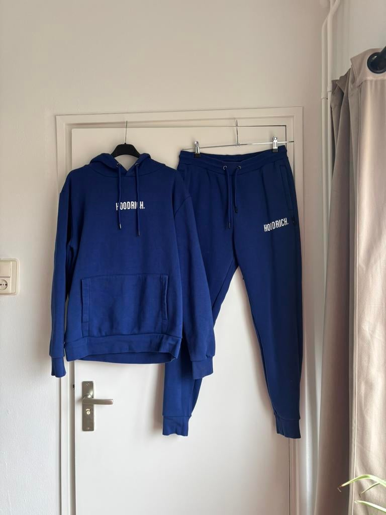 Kobalt blauwe tracksuit/trainingspak Hoodrich M, Ophalen of Verzenden, Zo goed als nieuw
