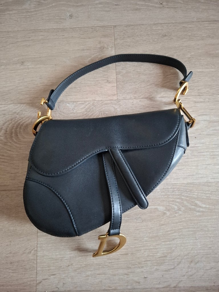 Dior saddle bag, Sieraden, Tassen en Uiterlijk, Ophalen of Verzenden, Zo goed als nieuw, Zwart, Handtas