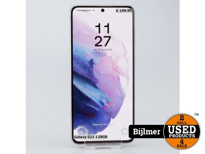 Samsung Galaxy S21 5G 128GB Paars, Telecommunicatie, Mobiele telefoons | Samsung, Samsung, Zo goed als nieuw, Support@Samsung.com
