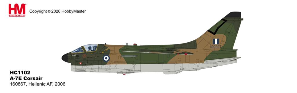 Hobby Master HC1102 | Vought A-7E Corsair II, Ophalen, Schaalmodel, Nieuw, Pilot Station