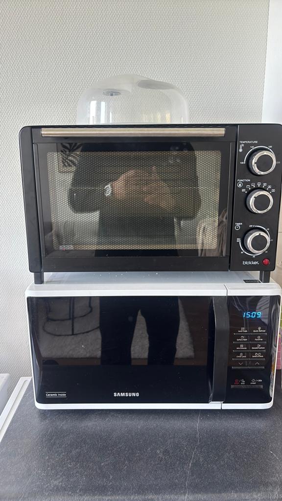 Blokker Oven en Samsung Magnetron - Zo goed als nieuw, Witgoed en Apparatuur, Magnetrons, Combimagnetron, Ophalen of Verzenden