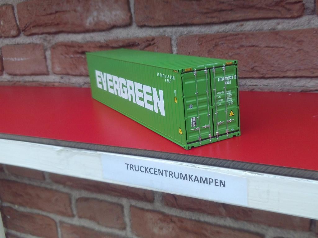 WSI  40  FT  Container  van  Evergreen., Ophalen of Verzenden, Nieuw, Bus of Vrachtwagen, Wsi