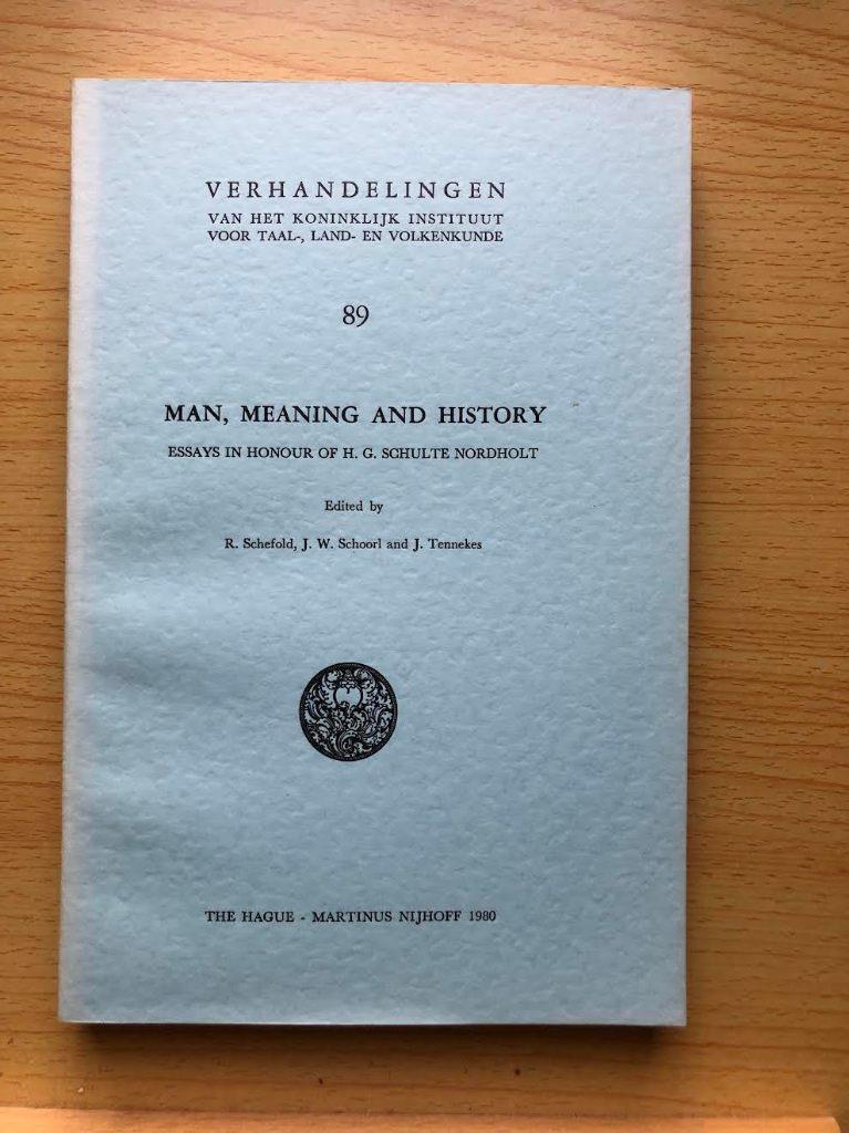 Essays op gebied van antropologie en geschiedenis, Ophalen of Verzenden, Gelezen, R. Schefold, J.W. Schoorl, J. Tennekes