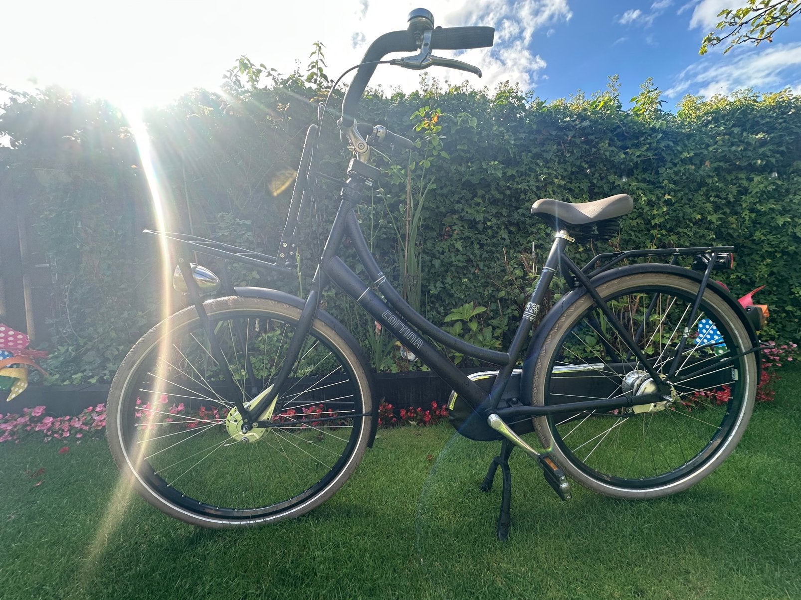Cortina Transport – Moederfiets met bagagedrager, Overige merken, Versnellingen, Zo goed als nieuw, 56 cm of meer