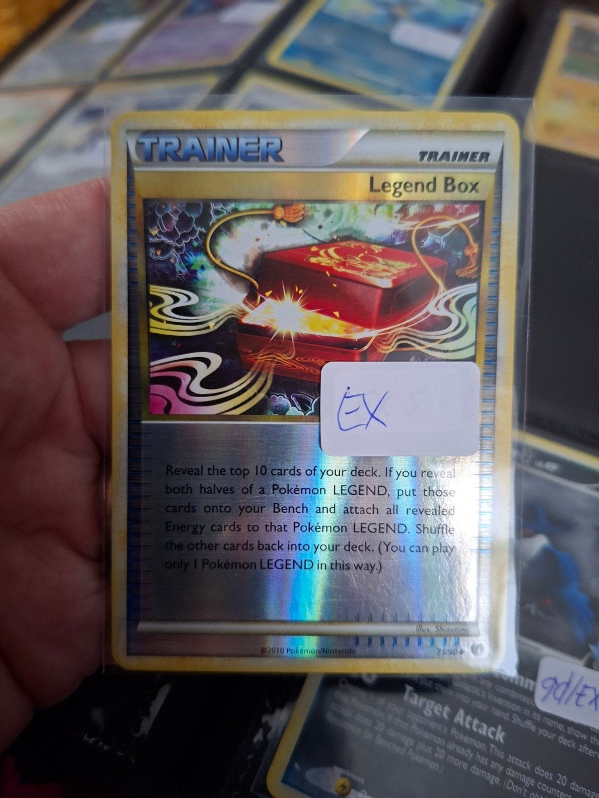 Trainer Legend Box Foil Kaart - EX Conditie - Undaunted, Ophalen of Verzenden, Zo goed als nieuw, Losse kaart