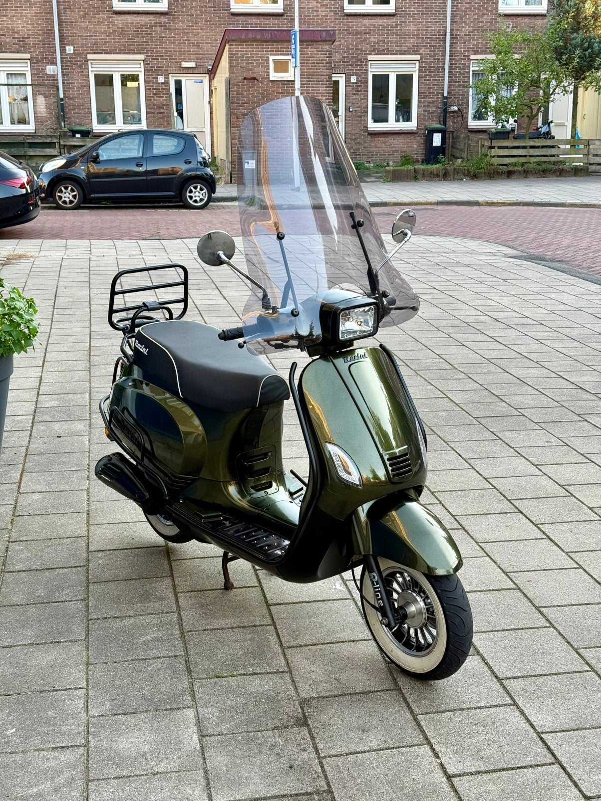 Berini Napoli | 50cc 4T Euro 5 Injectie |Olijfgroen Metallic, Ophalen, Zo goed als nieuw, 1 versnellingen, 50 cc