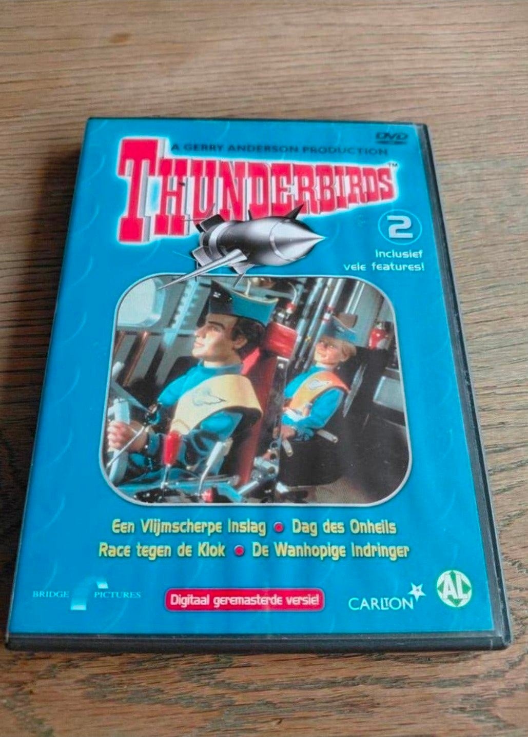 Thunderbirds dvd deel 2. 4 afleveringen., Gebruikt, Alle leeftijden, Poppen, Tv-serie
