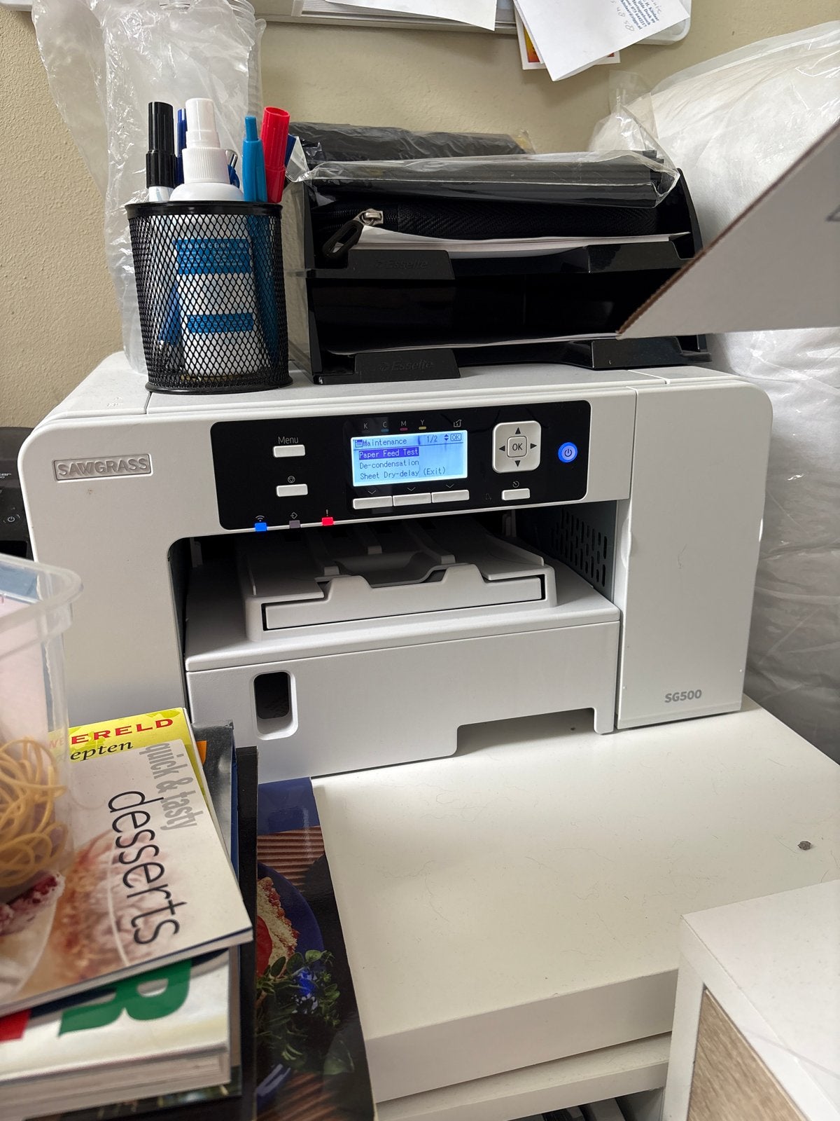 Sawgrass SG500 sublimatieprinter met sublimatiepapier, Computers en Software, Printers, Printer, Kleur printen, Ophalen of Verzenden