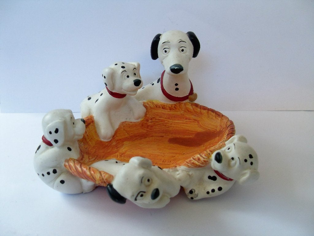 101 Dalmatiers Zeepbakje Walt Disney, Verzamelen, Disney, Ophalen of Verzenden, Overige figuren, Zo goed als nieuw, Beeldje of Figuurtje