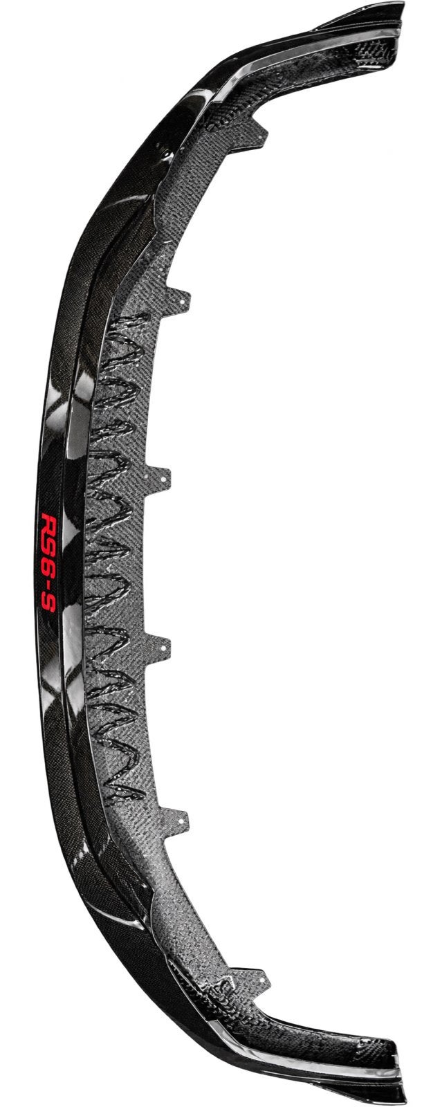 ABT - C8 2019+ RS6-S FRONTLIP CARBON GLOSS  front splitter, Voor, Nieuw, Ophalen of Verzenden, Bumper
