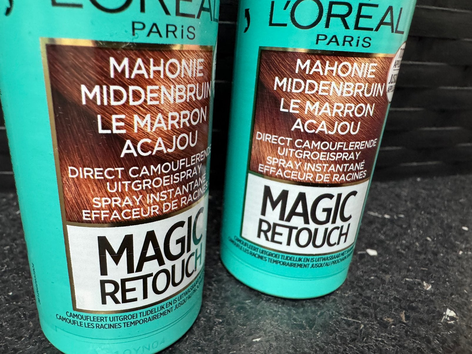 Set van 2 L’Oreal magic retouch haarverfspray uitgroei, Ophalen of Verzenden, Nieuw, Overige typen
