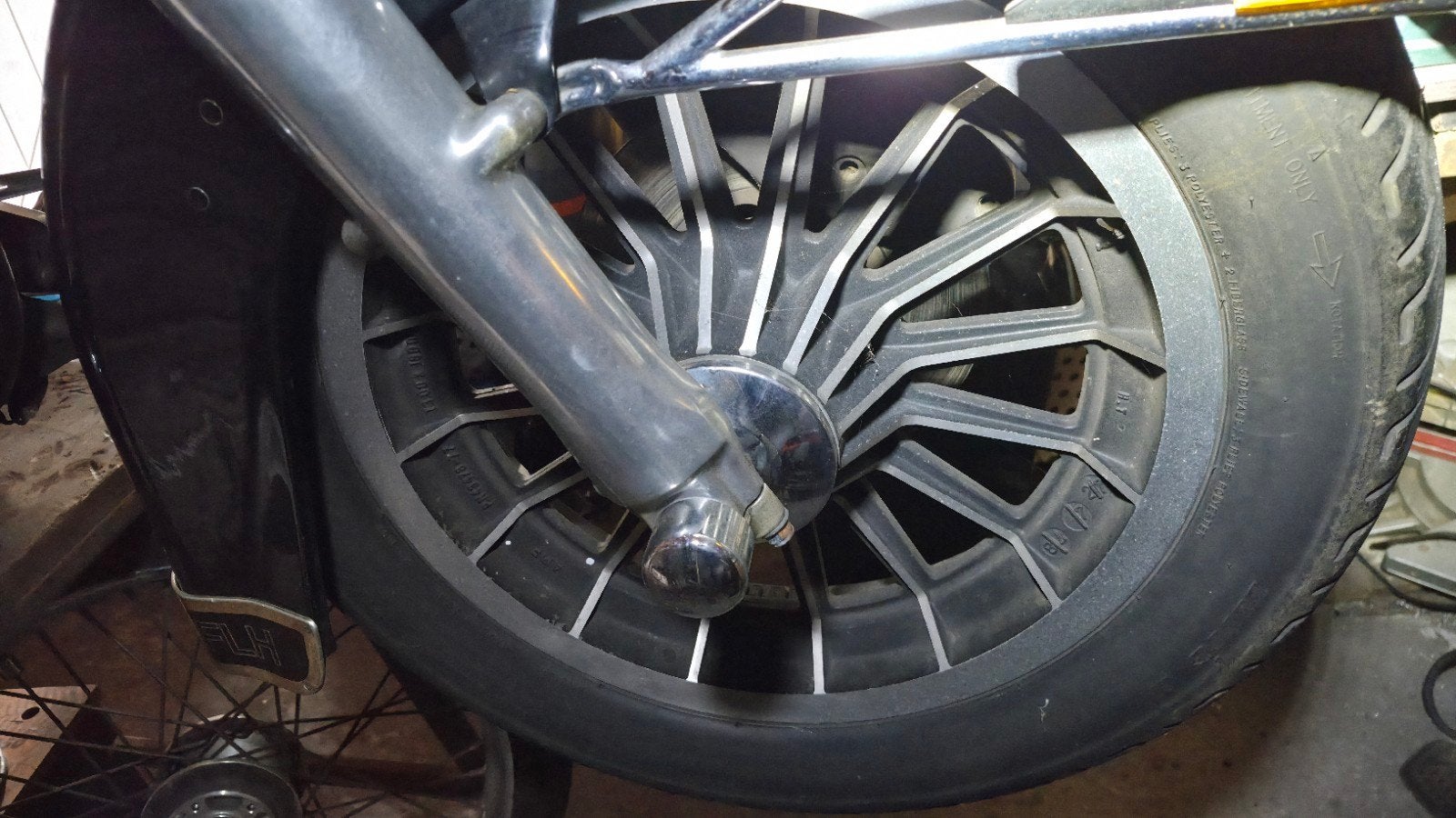 Originele AMF wielen harley davidson 1978 FLH 1200, Motoren, Ophalen of Verzenden, Gebruikt