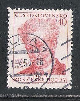 Tsjecho-Slowakije; 865 Jaar van de muziek, Verzenden, Overige landen, Gestempeld